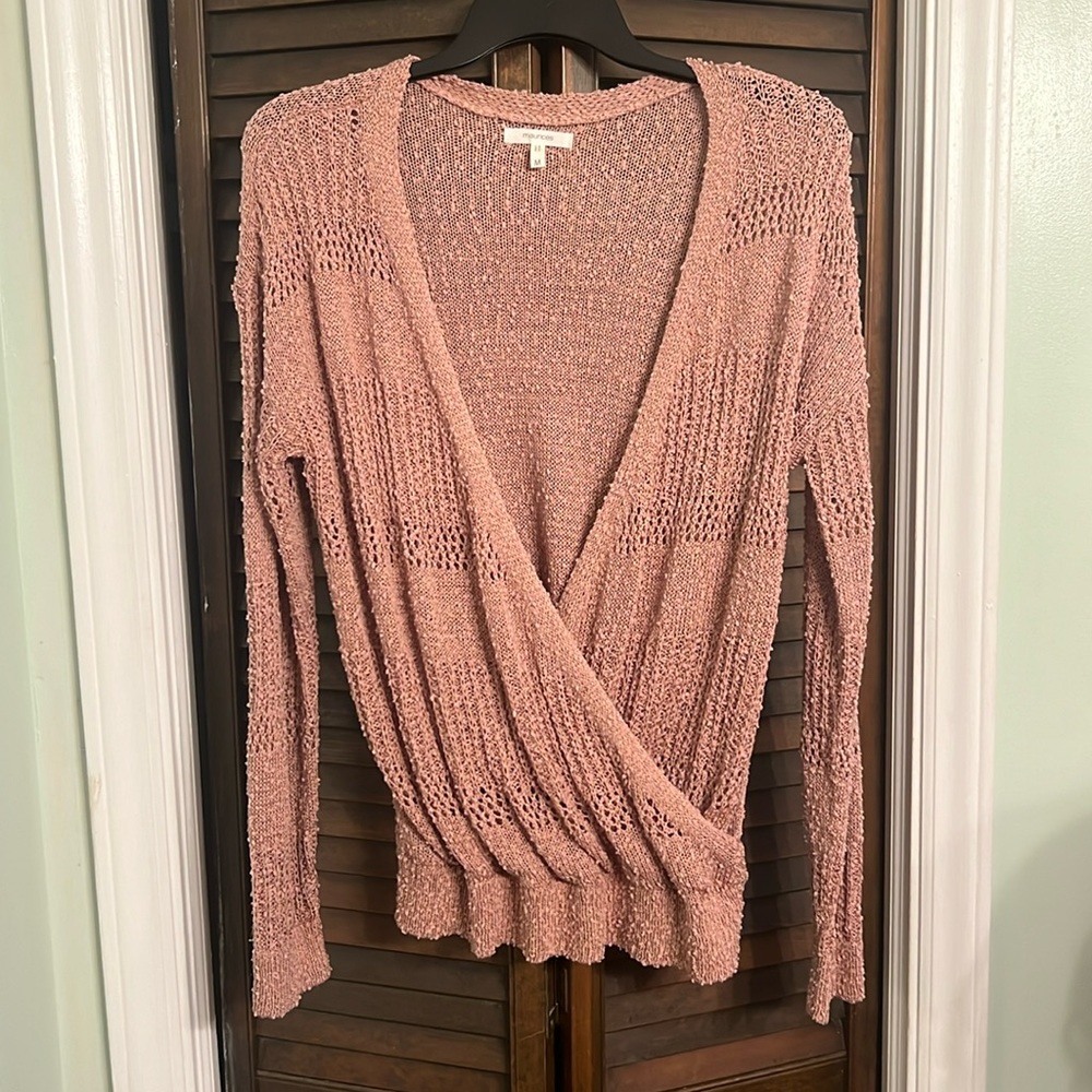Open front blouse